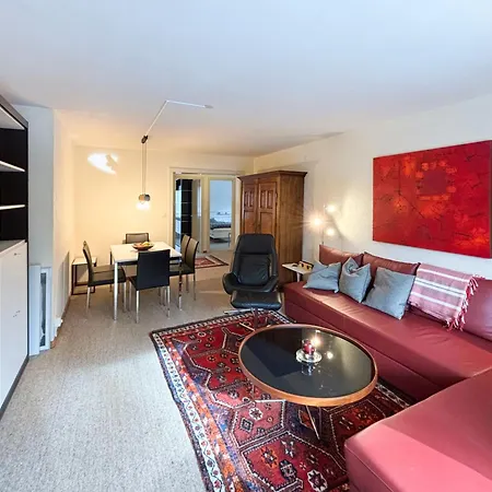 Daire Charming 2-bedroom In The Heart Of Crans-Montana