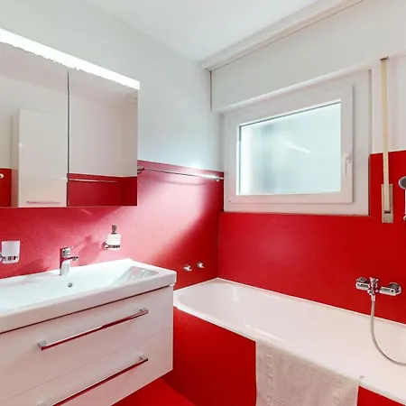 Daire Charming 2-bedroom In The Heart Of Crans-Montana